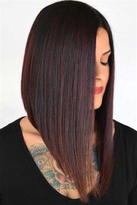 corte de cabelo chanel de bico longo